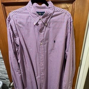 Ramp Lauren Plaid Dress Shirt